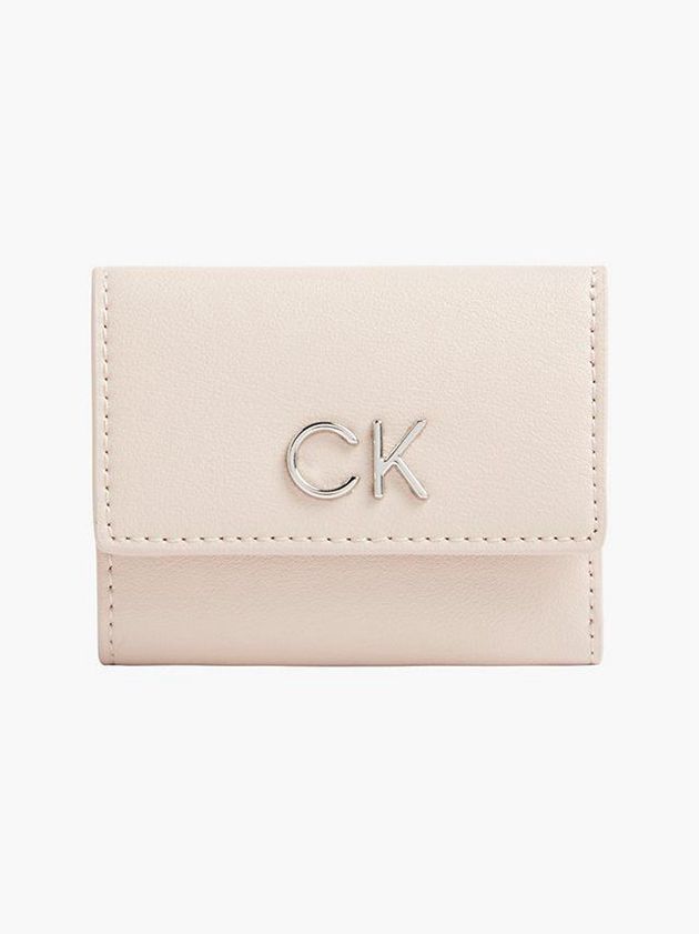 Pink Calvin Klein Mini Trifold Women Wallet | ZDLF-97021