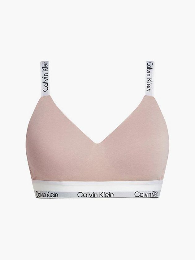 Pink Calvin Klein Modern Cotton Women Bra | JWFG-92065