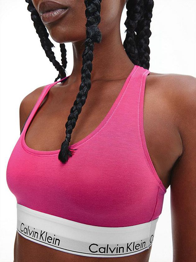 Pink Calvin Klein Modern Cotton Women Bra | YICN-65742