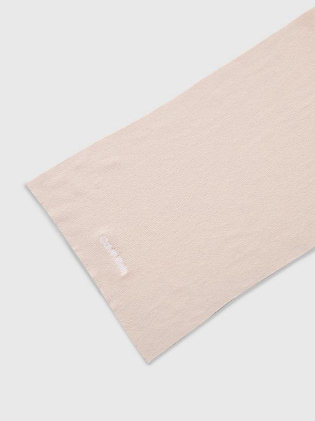 Pink Calvin Klein Organic Cotton Blend Women Scarf | XHIB-18390
