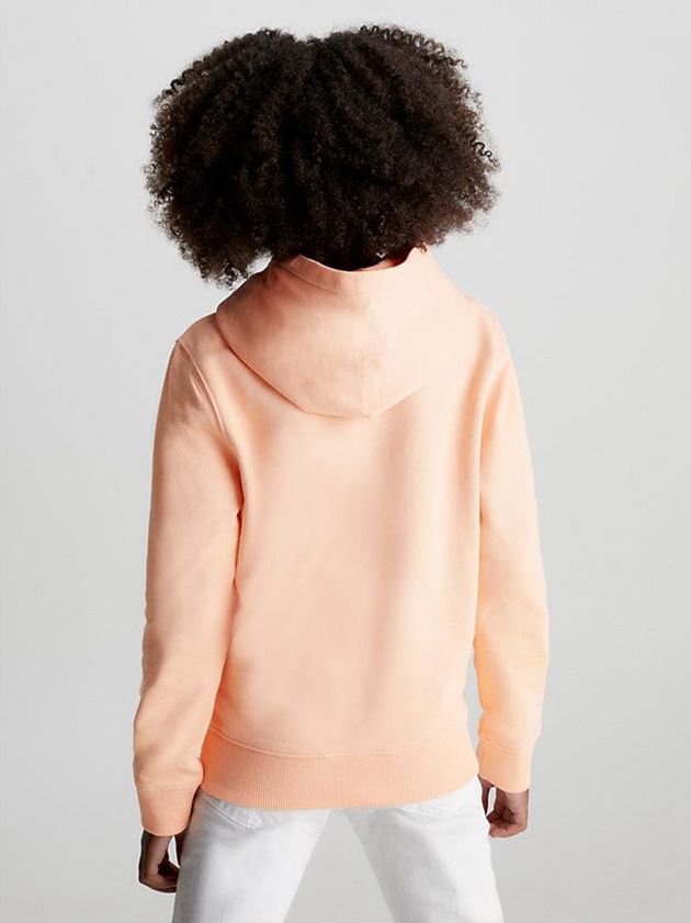 Pink Calvin Klein Organic Cotton Girls's Hoodie | YLVE-75240