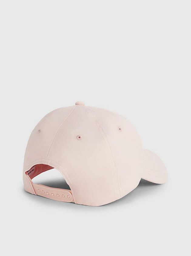 Pink Calvin Klein Organic Cotton Women Cap | NMEO-93148