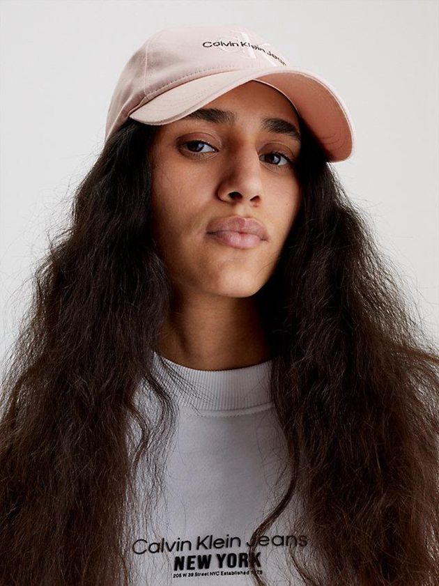 Pink Calvin Klein Organic Cotton Women Cap | NMEO-93148
