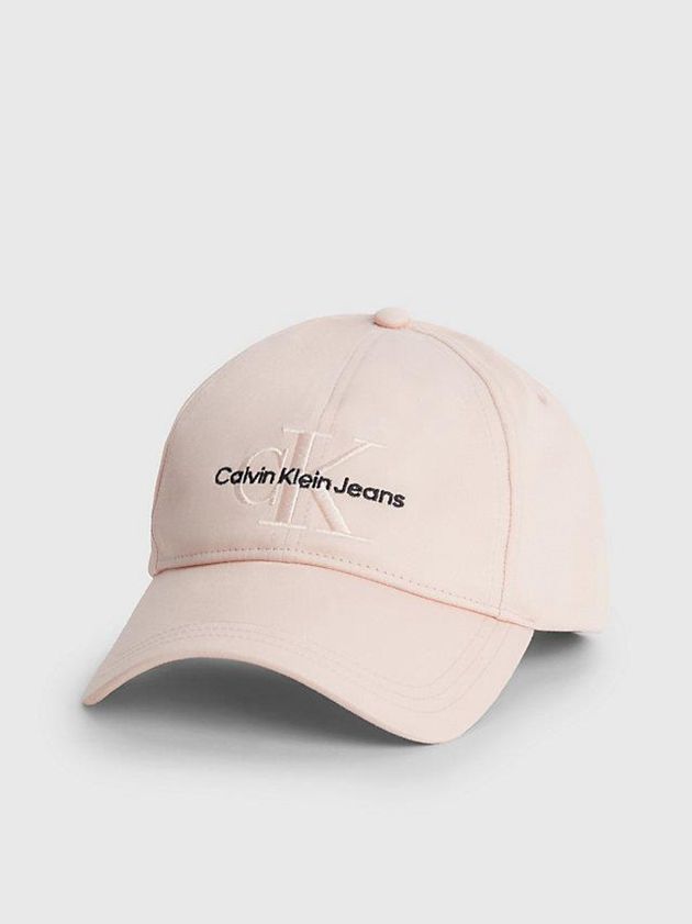 Pink Calvin Klein Organic Cotton Women Cap | NMEO-93148