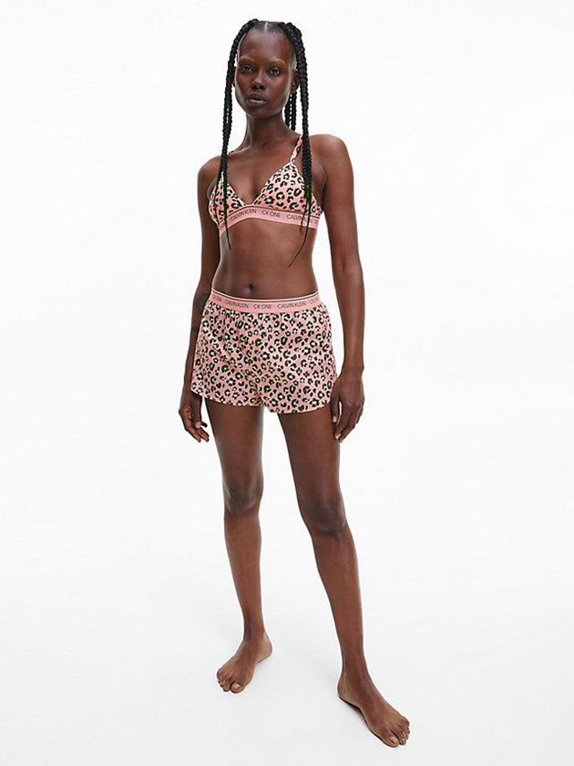 Pink Calvin Klein Pyjama - CK One Women Shorts | MFEC-61298