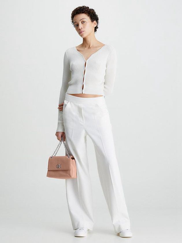 Pink Calvin Klein Recycled Convertible Shoulder Women Bags | PVOB-84965