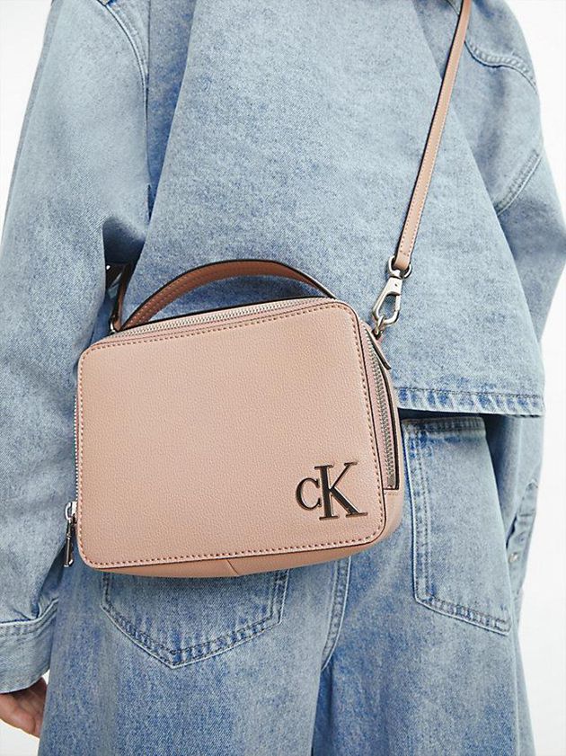 Pink Calvin Klein Recycled Crossbody Women Bags | SDRO-53417