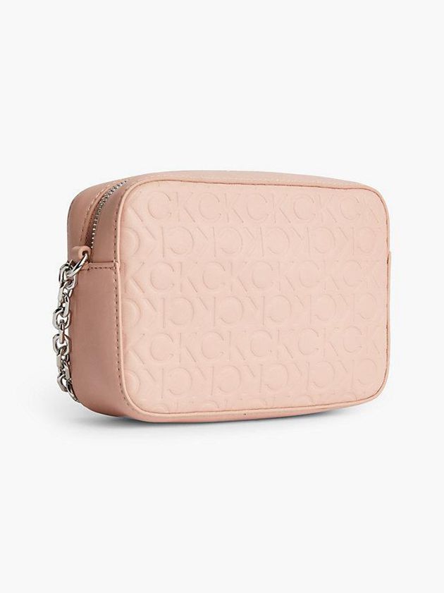 Pink Calvin Klein Recycled Logo Crossbody Women Bags | TARN-20984