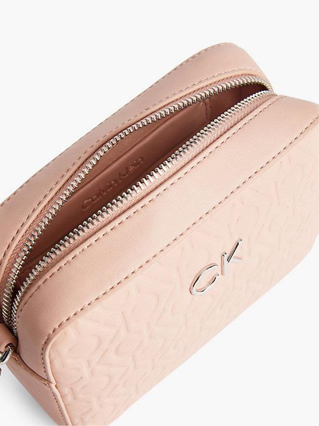 Pink Calvin Klein Recycled Logo Crossbody Women Bags | TARN-20984