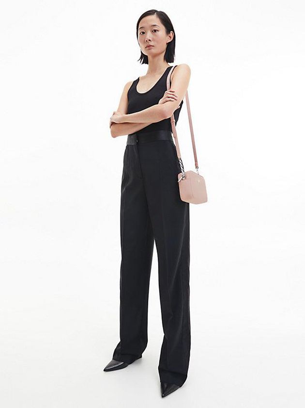 Pink Calvin Klein Recycled Logo Crossbody Women Bags | TARN-20984