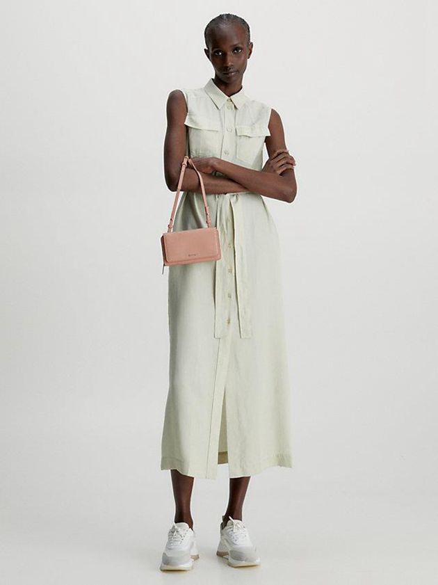 Pink Calvin Klein Recycled Phone Wallet Women Bags | KBVU-54796