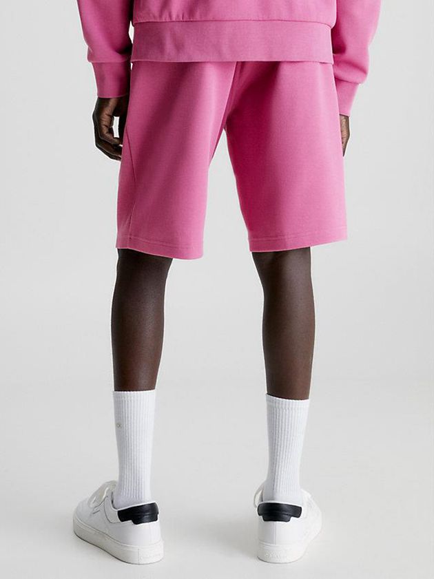 Pink Calvin Klein Recycled Polyester Jogger Men Shorts | YQDC-72349