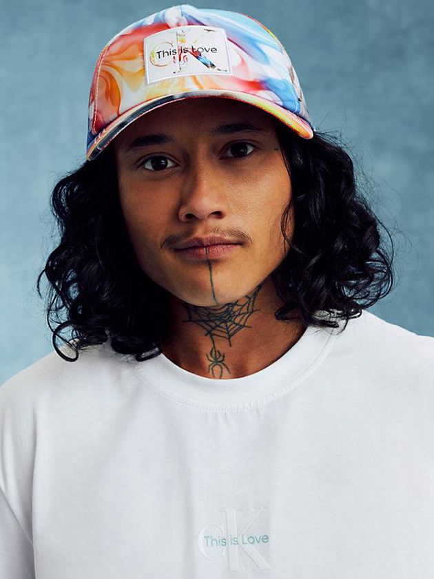 Pink Calvin Klein Recycled Polyester - Pride Men Cap | BWXL-93048