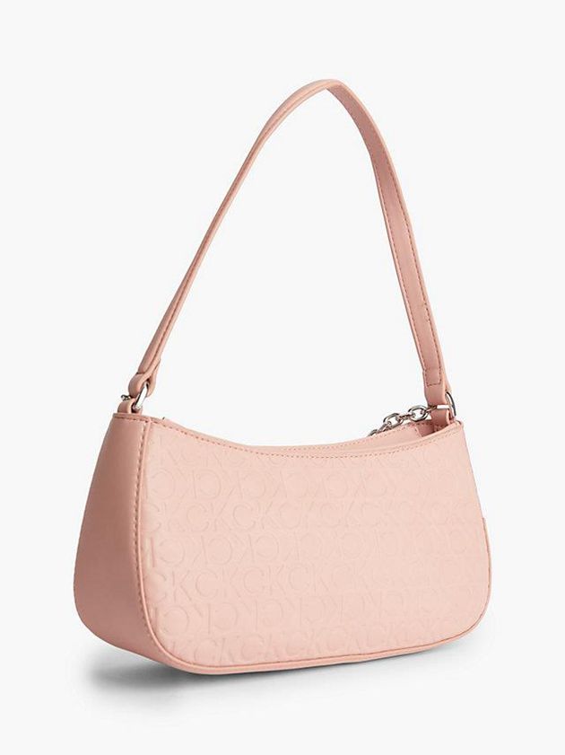 Pink Calvin Klein Recycled Shoulder Women Bags | BTVM-70986