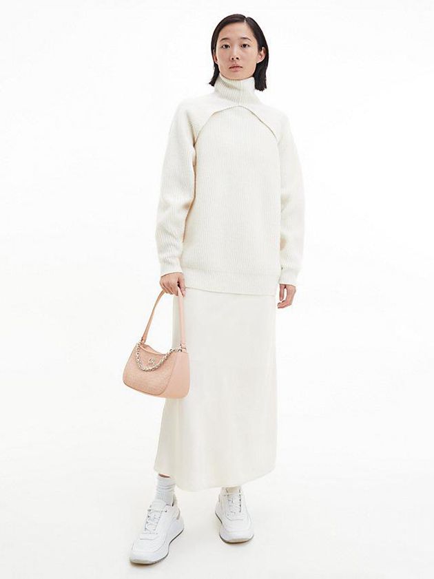 Pink Calvin Klein Recycled Shoulder Women Bags | BTVM-70986