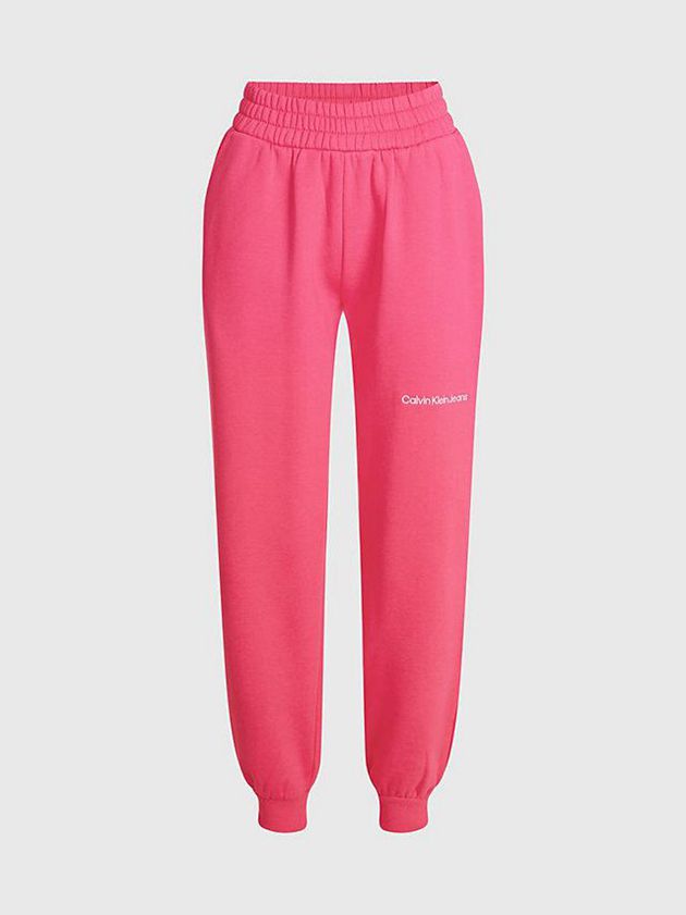 Pink Calvin Klein Relaxed Women Joggers | SDAC-43916