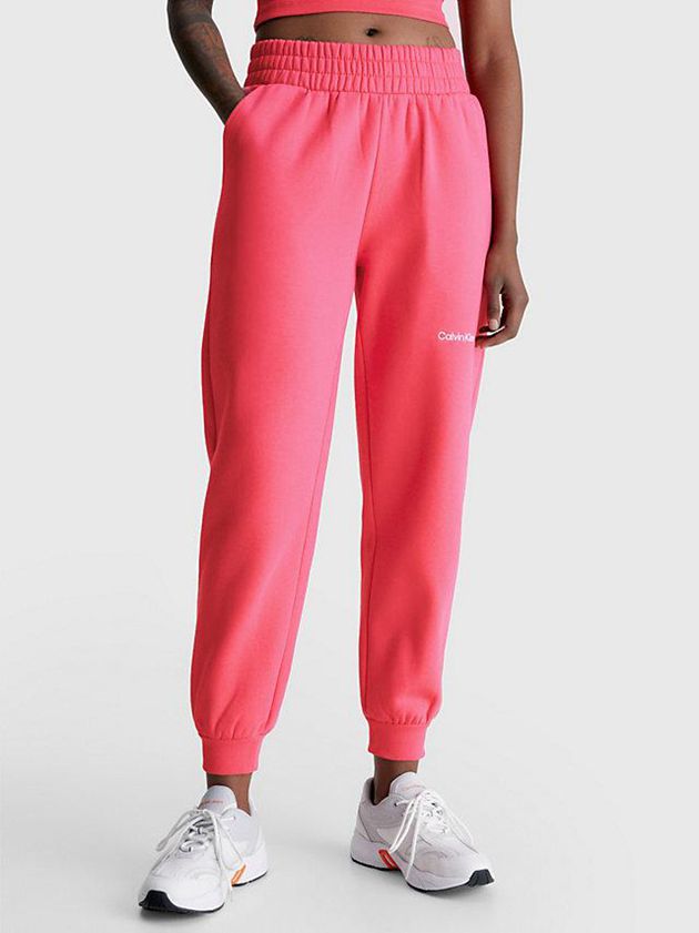Pink Calvin Klein Relaxed Women Joggers | SDAC-43916