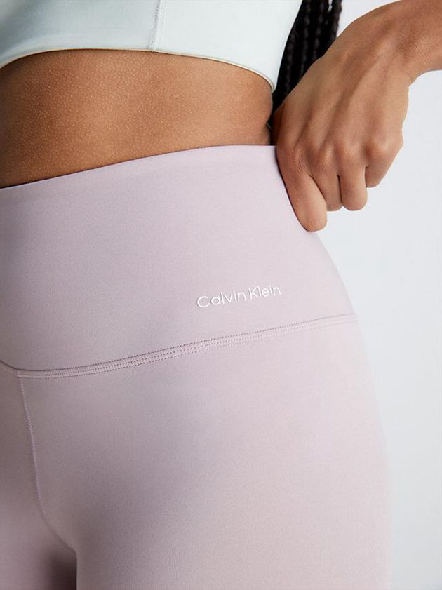 Pink Calvin Klein Sculpting Gym Women Leggings | GFWV-27645