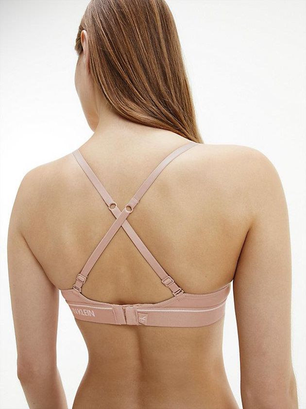 Pink Calvin Klein T-Shirt - CK One Women Bra | ZBAL-06279