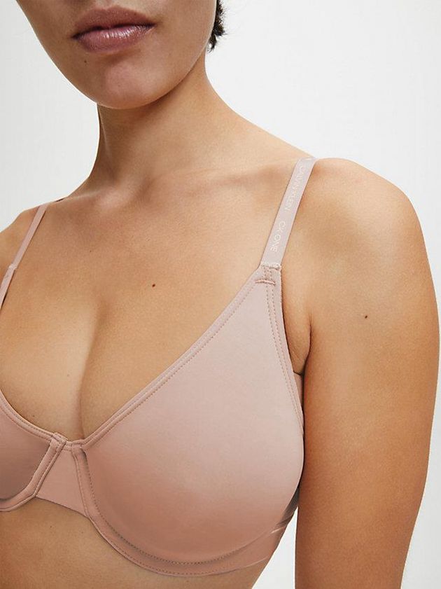 Pink Calvin Klein T-Shirt - CK One Women Bra | ZBAL-06279
