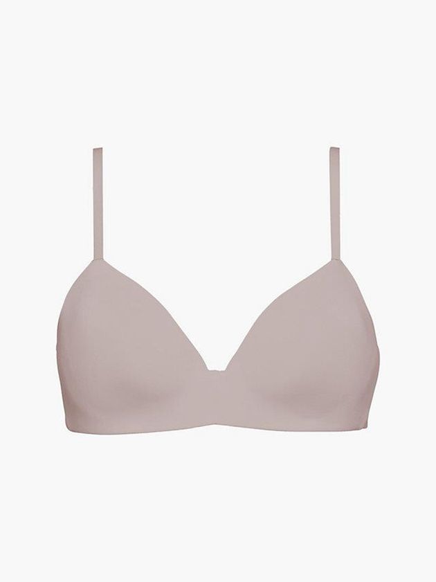 Pink Calvin Klein T-Shirt - Calvin Klein Form Women Bra | OMYH-02736