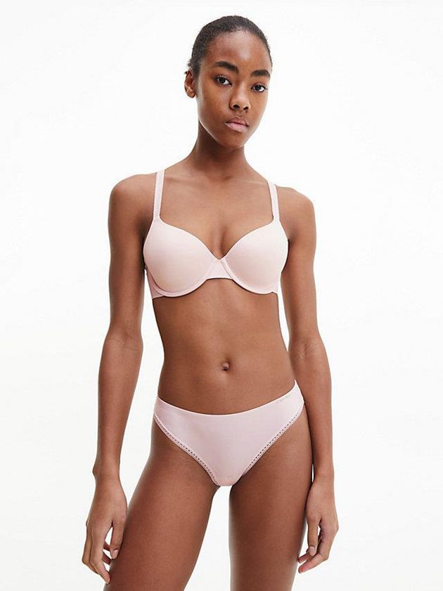 Pink Calvin Klein T-Shirt - Liquid Touch Women Bra | AQCN-71968