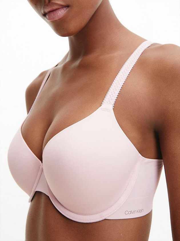 Pink Calvin Klein T-Shirt - Liquid Touch Women Bra | AQCN-71968
