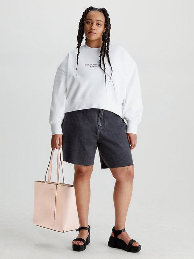 Pink Calvin Klein Tote Women Bags | DVOP-23498