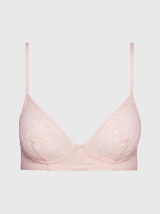 Pink Calvin Klein Ultra Soft Lace Women Bra | YNLK-28649