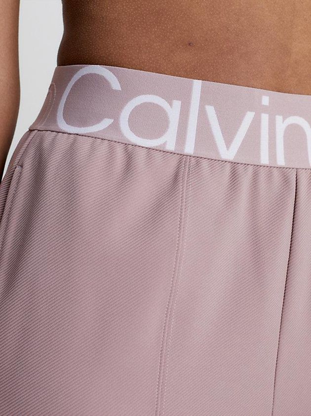 Pink Calvin Klein Wide Leg Women Pants | WBYI-69254