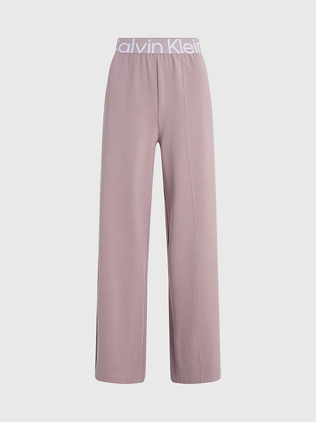 Pink Calvin Klein Wide Leg Women Pants | WBYI-69254