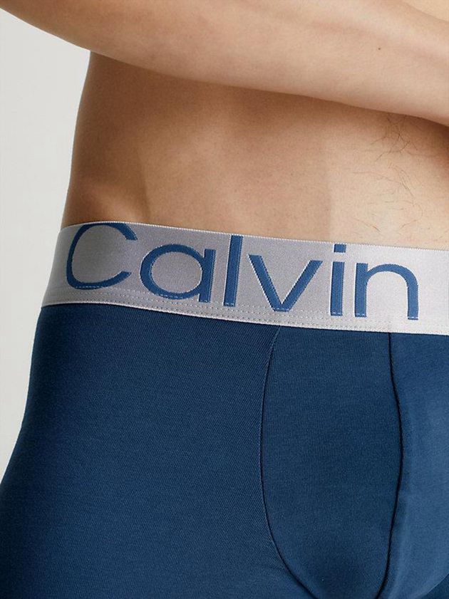 Purple Calvin Klein 3 Pack Boxer - Steel Cotton Men Briefs | ZLVB-25361