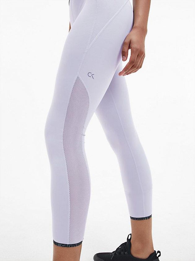 Purple Calvin Klein 7/8 Gym Women Leggings | GKSB-27950
