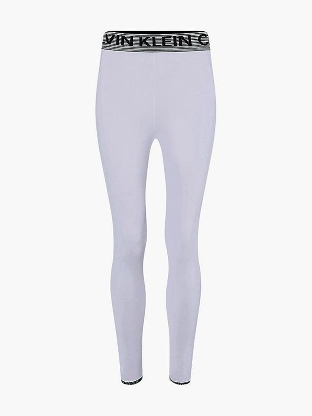 Purple Calvin Klein 7/8 Gym Women Leggings | GKSB-27950
