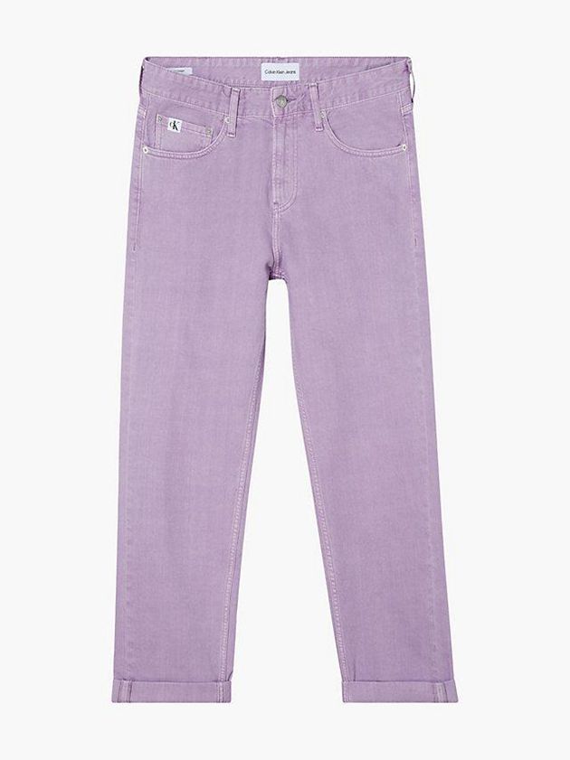 Purple Calvin Klein 90's Straight Men Jeans | KUTH-31748
