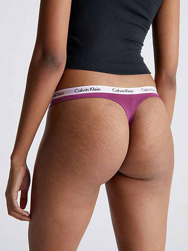 Purple Calvin Klein Carousel Women Thong | VSMH-41502