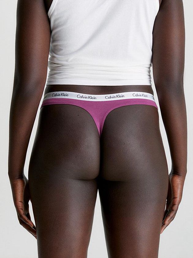 Purple Calvin Klein Carousel Women Thong | VSMH-41502