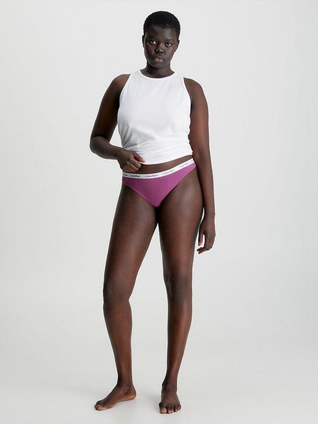 Purple Calvin Klein Carousel Women Thong | VSMH-41502