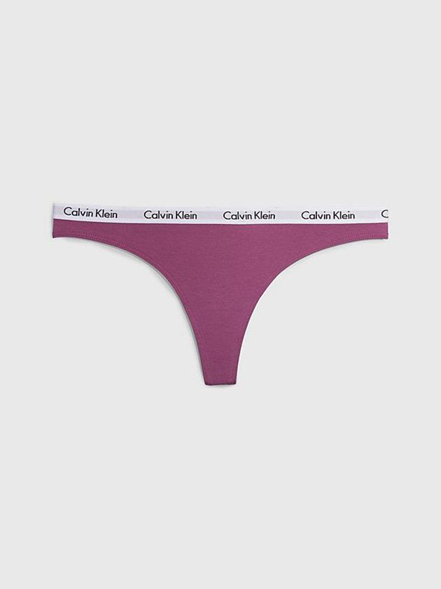 Purple Calvin Klein Carousel Women Thong | VSMH-41502
