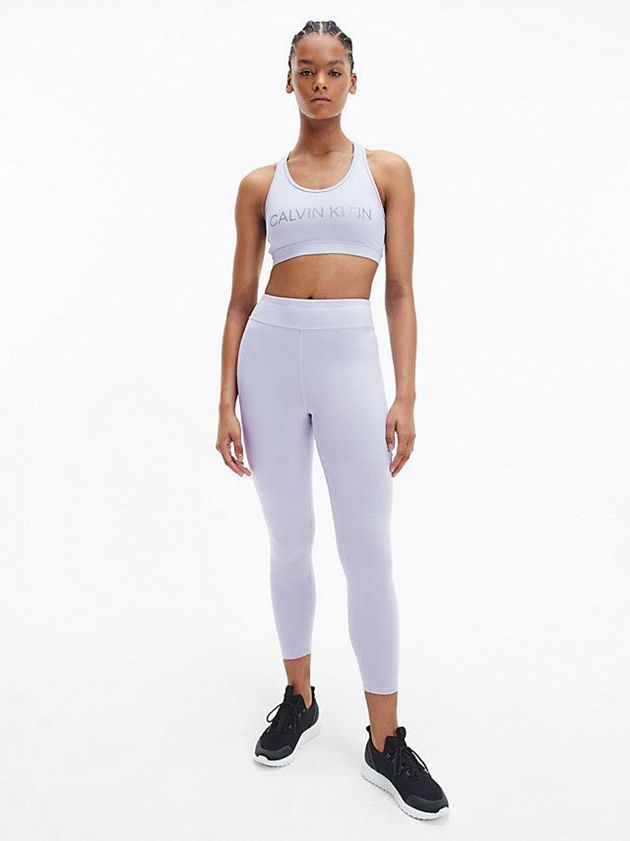 Purple Calvin Klein Gym Women Leggings | IMEH-39548