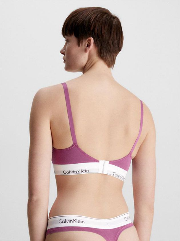 Purple Calvin Klein Maternity - Modern Cotton Women Bra | XEKN-56417