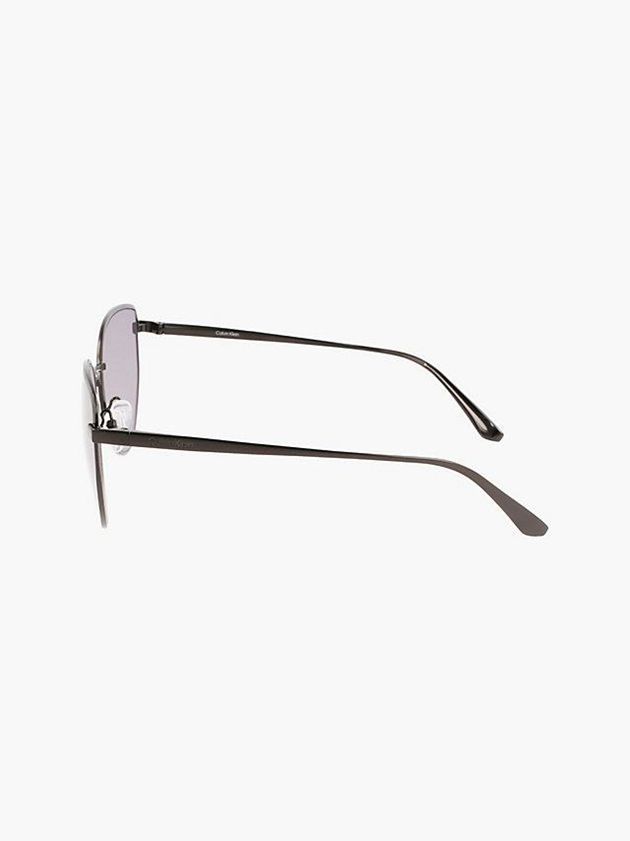 Purple Calvin Klein Rectangle Women Sunglasses | UIPM-42037