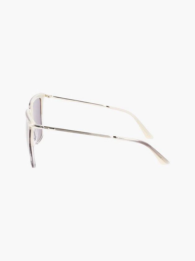 Purple Calvin Klein Rectangle Women Sunglasses | SCIX-49681