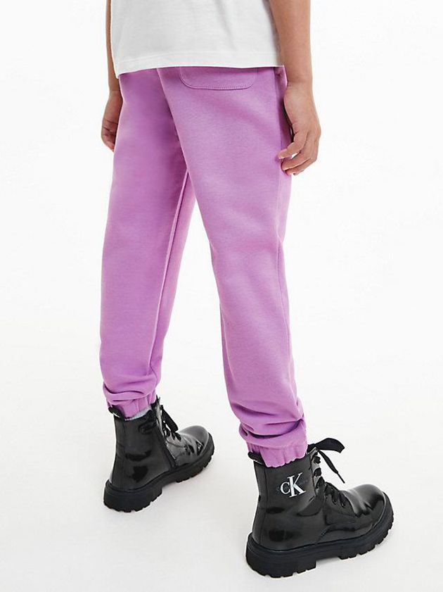 Purple Calvin Klein Relaxed Girls's Joggers | LHQV-87436