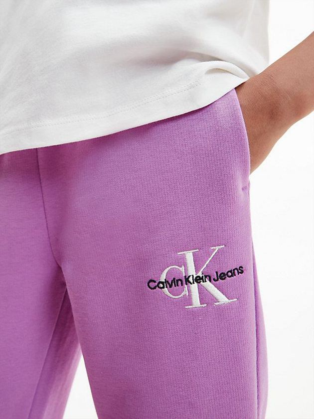 Purple Calvin Klein Relaxed Girls's Joggers | LHQV-87436