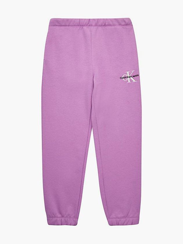 Purple Calvin Klein Relaxed Girls's Joggers | LHQV-87436