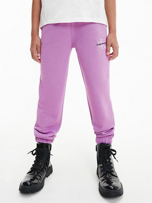 Purple Calvin Klein Relaxed Girls\'s Joggers | LHQV-87436