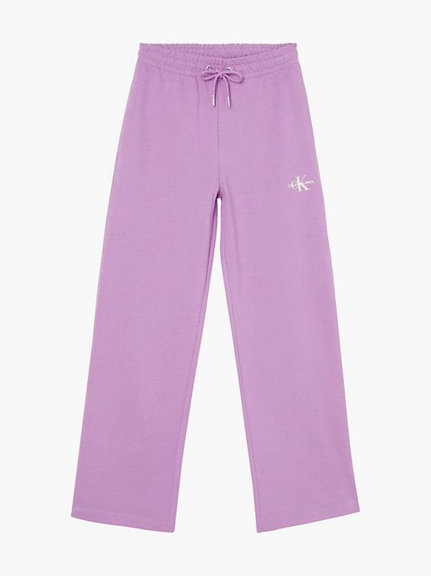 Purple Calvin Klein Relaxed Straight Women Joggers | ROSV-27830