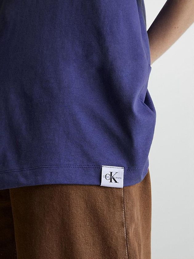 Purple Calvin Klein Unisex Oversized Men T-Shirt | ZALK-51832
