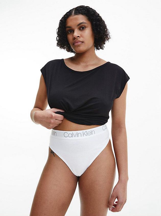 Red Calvin Klein 3 Pack High Waisted - Body Women Thong | INOP-24530